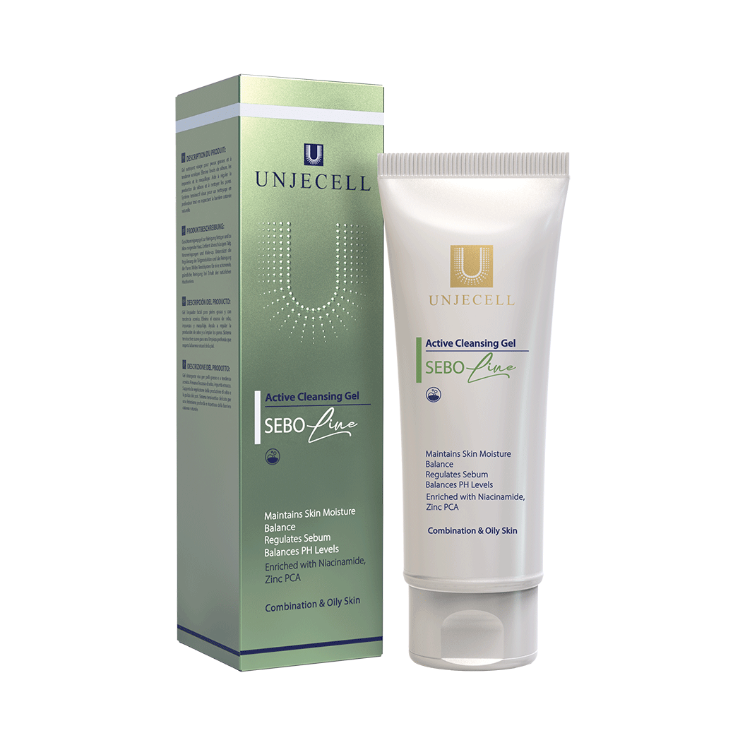 سبالاین-اکتیو-کلینسینگ-ژل ژل شستشو اکتیو آنژسل (سبو لاین) - ACTIVE CLEANSING GEL UNJECELL (SEBO LINE) - تصویر 1