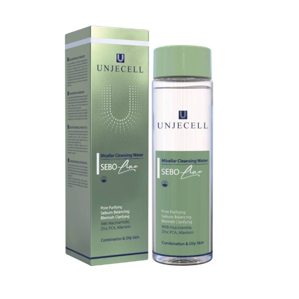 میسلار واتر سبولاین آنژسل - MICELLAR CLEANSING WATER SEBO LINE UNJECELL