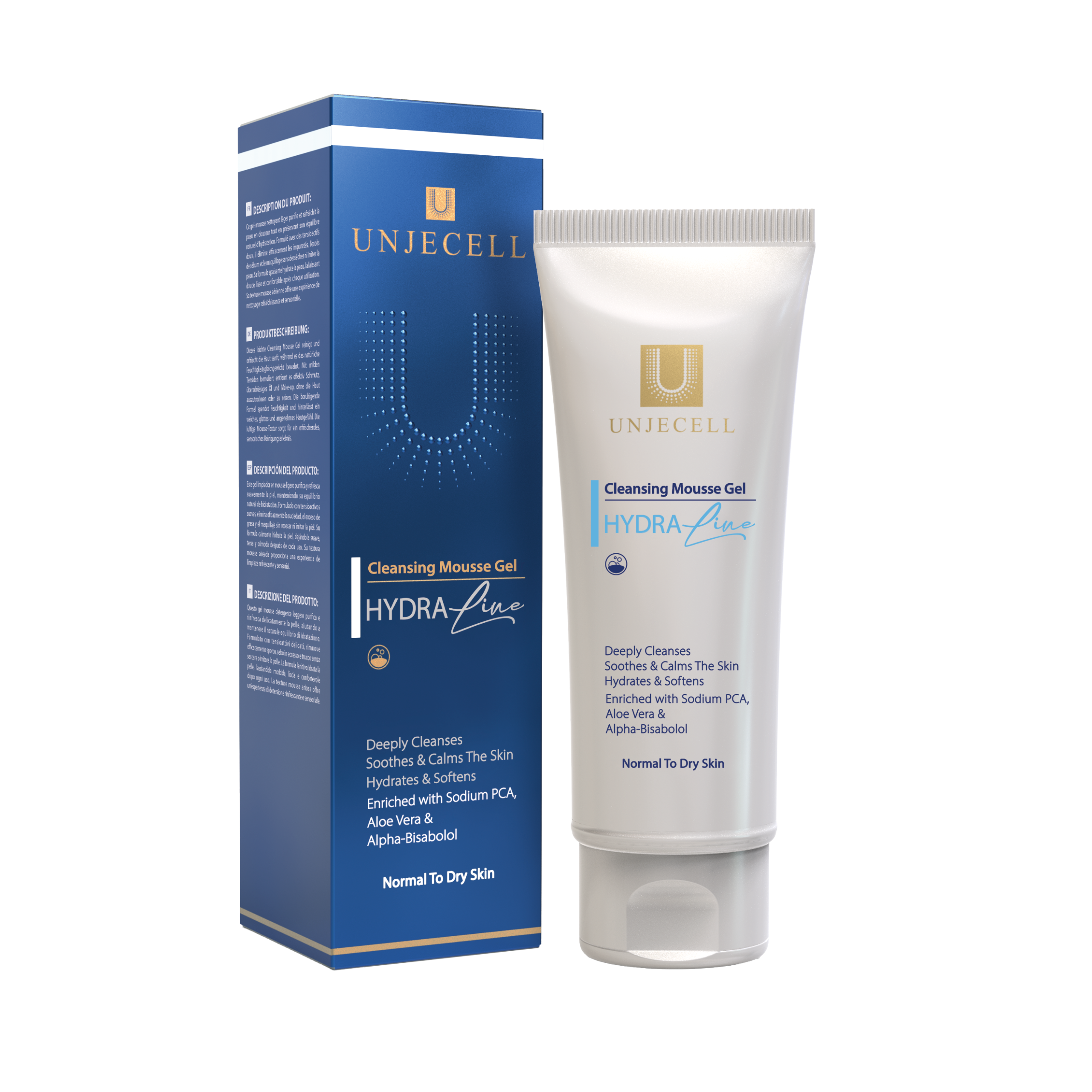 هیدرالاین-کلینسینگ موس ژل ژل موس آنژسل (هیدرا لاین) - CLEANSING MOUSSE GEL UNJECELL (HYDRA LINE) - تصویر 1