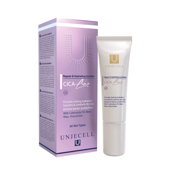 بالم لب آبرسان و ترمیم‌کننده آنژسل (سیکالاین -بزودی) - COMING SOON - REPAIR & HYDRATING LIP BALM UNJECELL (CICA LINE)